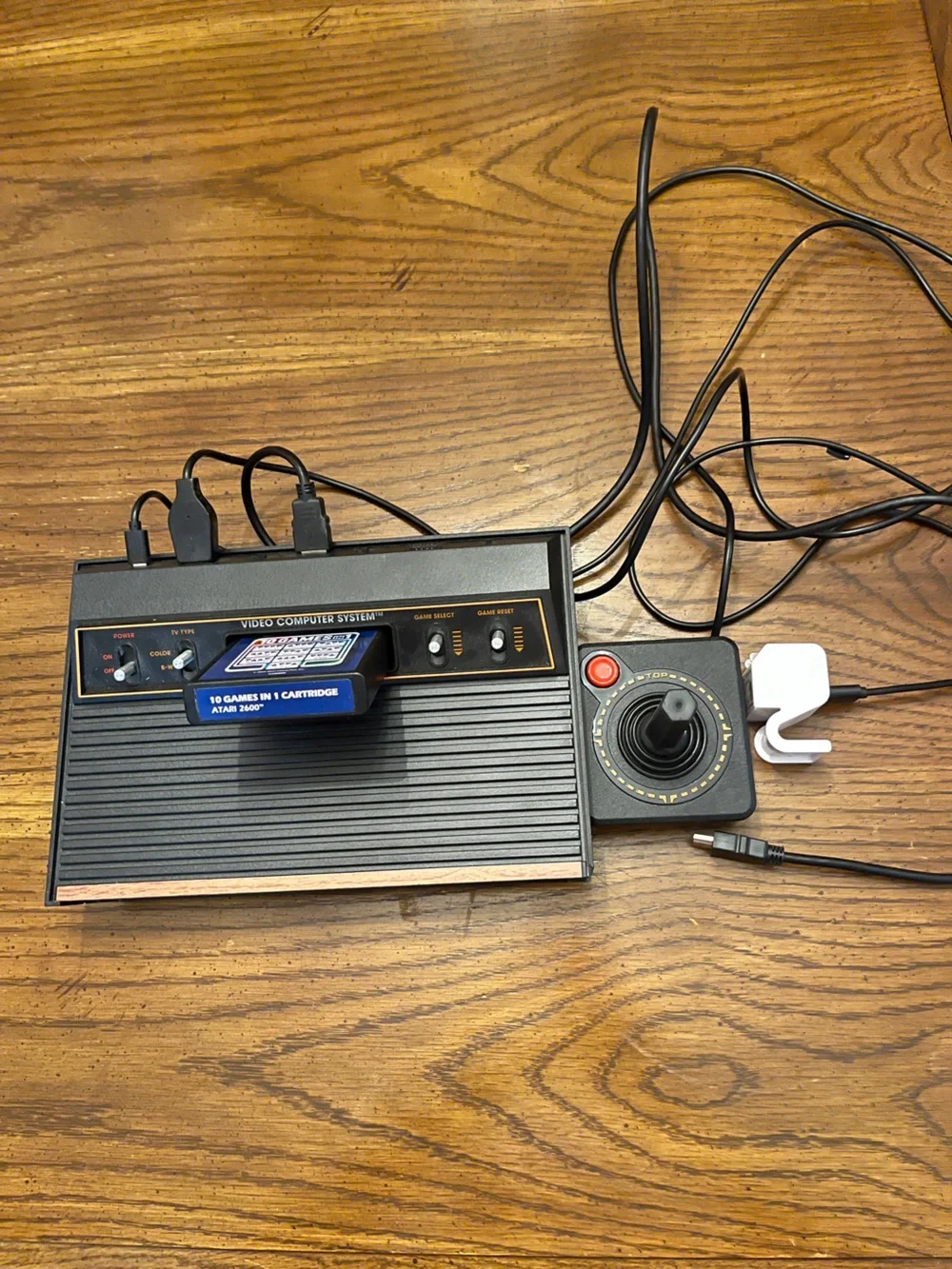 ATARI 2600+ CONSOLE & JOYSTICK and GAME